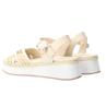 Patrizia Pepe Girl Sandali PPJ392 ECOVITELLO RAFIA BEIGE - Foto 5