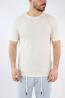 Over D T-shirt OE1S2S6T72 TESSUTO TRAFORATO Bianco Panna - Foto 1