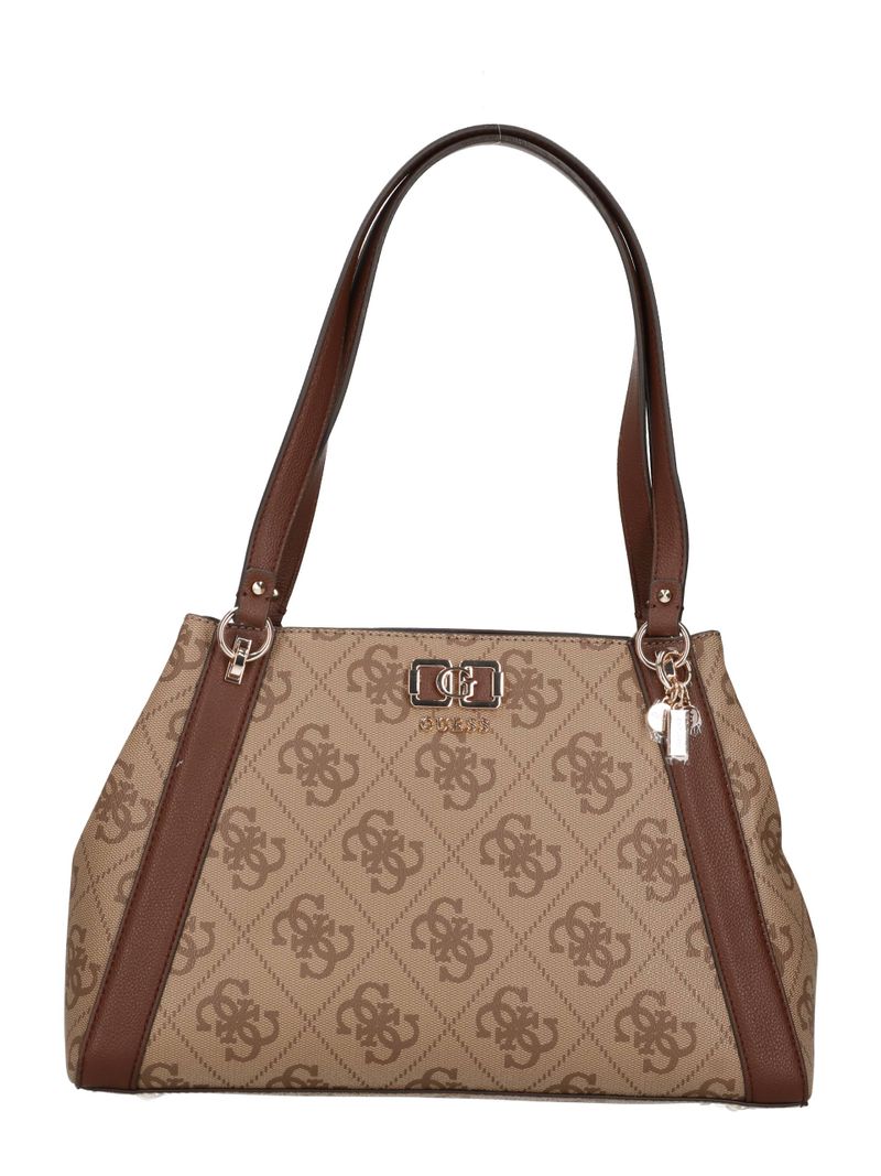 Guess Borse a spalla KARNILLA LOGO CARRYALL Marrone