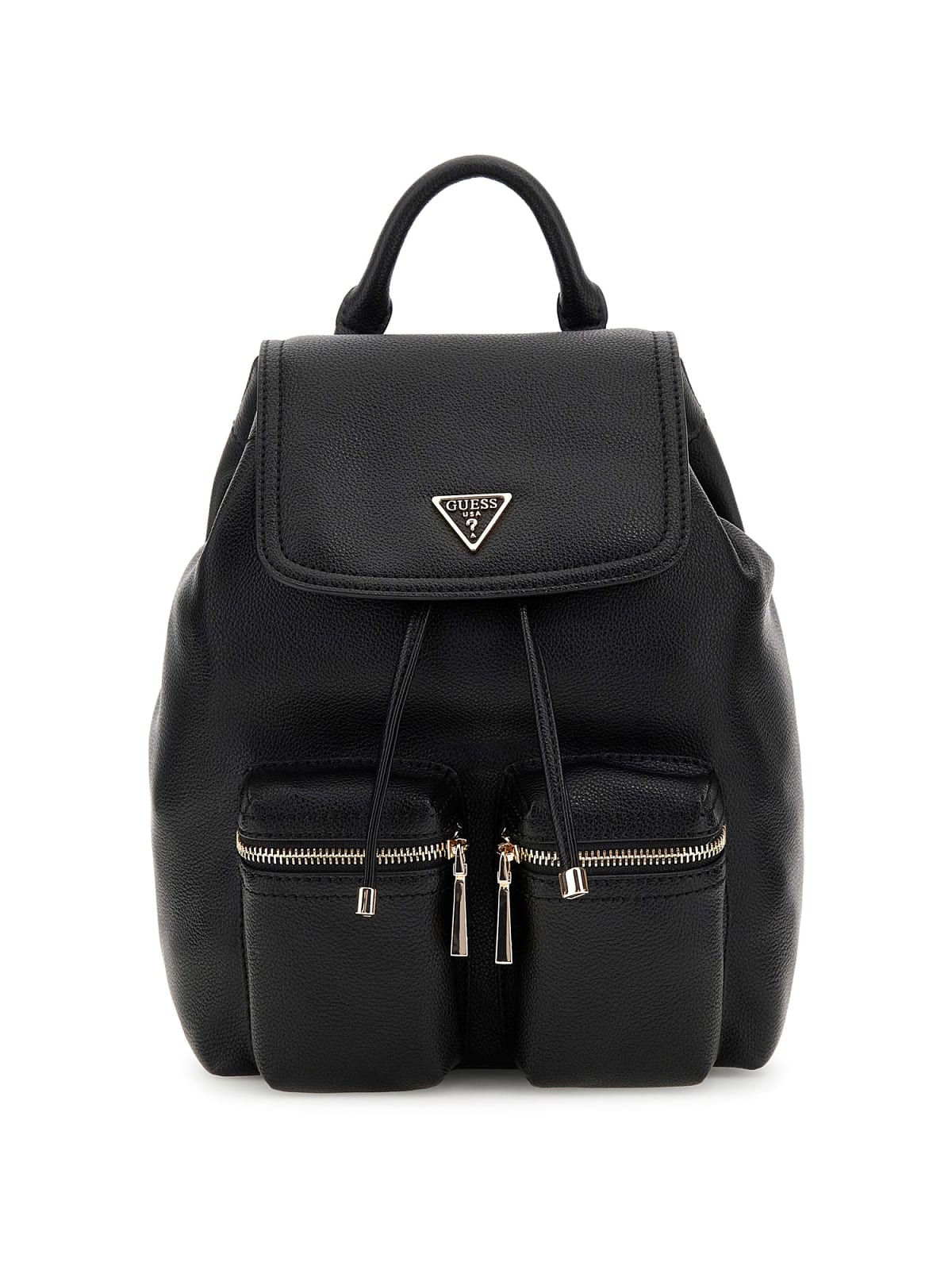 Guess Zaini e marsupi MANHATTAN II FLAP BACKPACK Nero Nero 