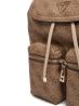 Guess Zaini e marsupi MANHATTAN II FLAP BACKPACK Beige - Foto 2