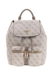 Guess Zaini e marsupi MANHATTAN II FLAP BACKPACK Bianco panna