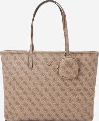 Guess Shopper Power Play Large Tech Tote Beige
