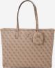 Guess Shopper Power Play Large Tech Tote Beige - Foto 1