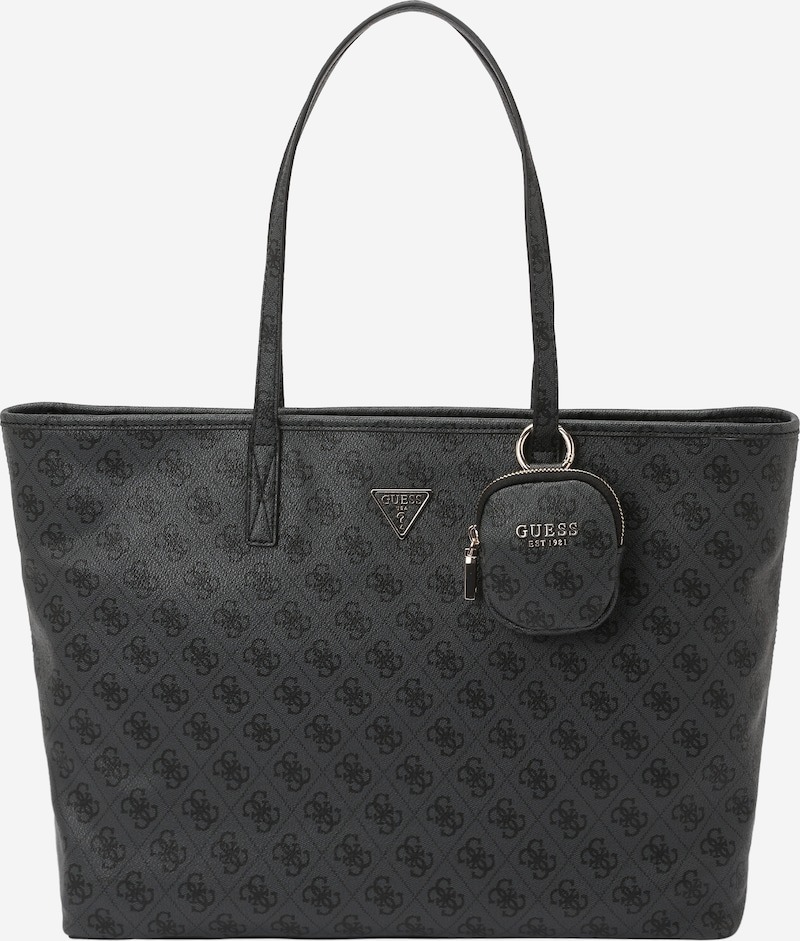 Guess Shopper Power Play Large Tech Tote Nero
