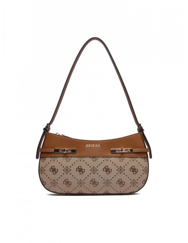 MELINDA LOGO SHOULDER BAG Beige