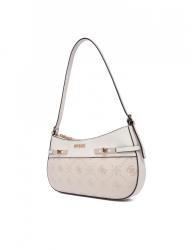 MELINDA LOGO SHOULDER BAG Bianco Panna