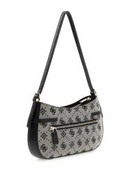MELINDA LOGO SHOULDER BAG Nero