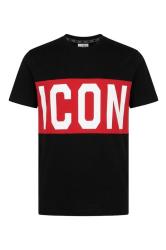 Icon T-shirt IUT014 STRIPE Nero