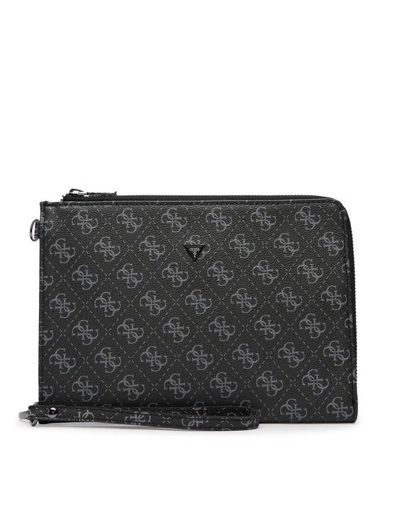 MILANO  MEDIUM CLUTCH Nero