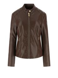 Guess Giubbotti CLAUDINE BIKER Marrone