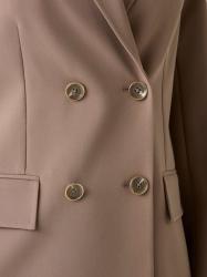 NAUSICA DOUBLE BREAST BLAZER Marrone