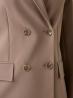 Guess Giacca NAUSICA DOUBLE BREAST BLAZER Marrone - Foto 2
