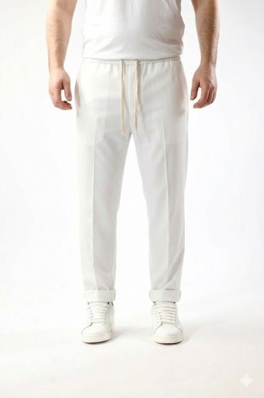 OC1S2S6P08 PANTALACCIO SLIM Bianco 