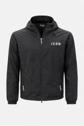 Icon Giubbotti IUPREJ002 ANTI VENTO RICAMO Nero