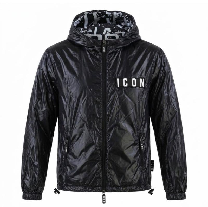 IUJ005 ANTI VENTO DOUBLE FACE Nero