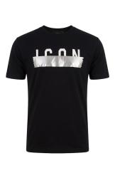 Icon T-shirt IUT029 LOGO E SCOTCH Nero 