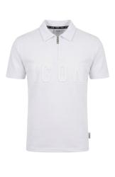 Icon T-shirt IUT035 T SHIRT POLO RILIEVO  Bianco