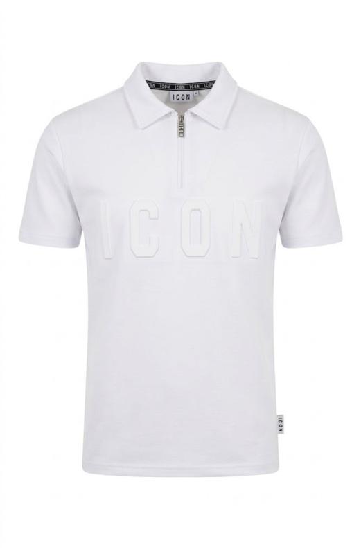 IUT035 T SHIRT POLO RILIEVO  Bianco