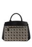 Guess Borse a mano MELINDA LOGO TRI COMP SATCHEL Nero  - Foto 4