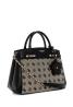 Guess Borse a mano MELINDA LOGO TRI COMP SATCHEL Nero  - Foto 2