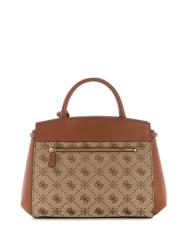 MELINDA LOGO TRI COMP SATCHEL Marrone