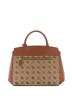 Guess Borse a mano MELINDA LOGO TRI COMP SATCHEL Marrone - Foto 4