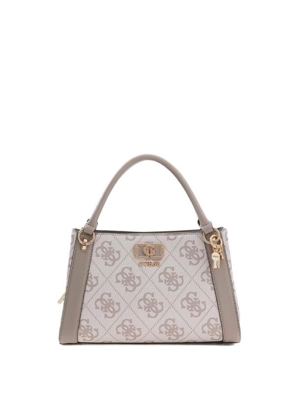 KARNILLA LOGO SATCHEL Beige