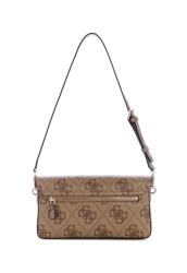 SADIE FLAP SHOULDER BAG Marrone