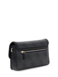 SADIE FLAP SHOULDER BAG Nero 