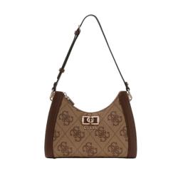 Guess Borse a spalla KARNILLA LOGO SHOULDER BAG Marrone