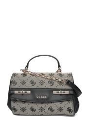 Guess Borse a mano MELINDA LOGO TOP HANDLE FLAP Nero 