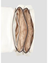 MELINDA LOGO TOP HANDLE FLAP Beige