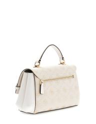 MELINDA LOGO TOP HANDLE FLAP Beige