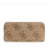 Guess Portafogli LAUREL II SLG LARGE ZIP AROUND A26 Marrone Monogram - Foto 1