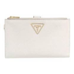 Guess Portafogli LAUREL II SLG DBL ZIP ORGNZR A26 Bianco Panna
