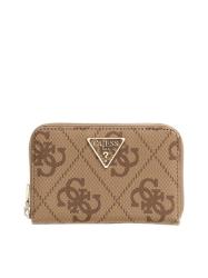 Guess Portafogli LAUREL II SLG MED ZIP ARND Beige