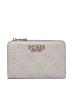 Guess Portafogli  LAUREL II SLG ZIP ARND CRD CSE Bianco Panna - Foto 1