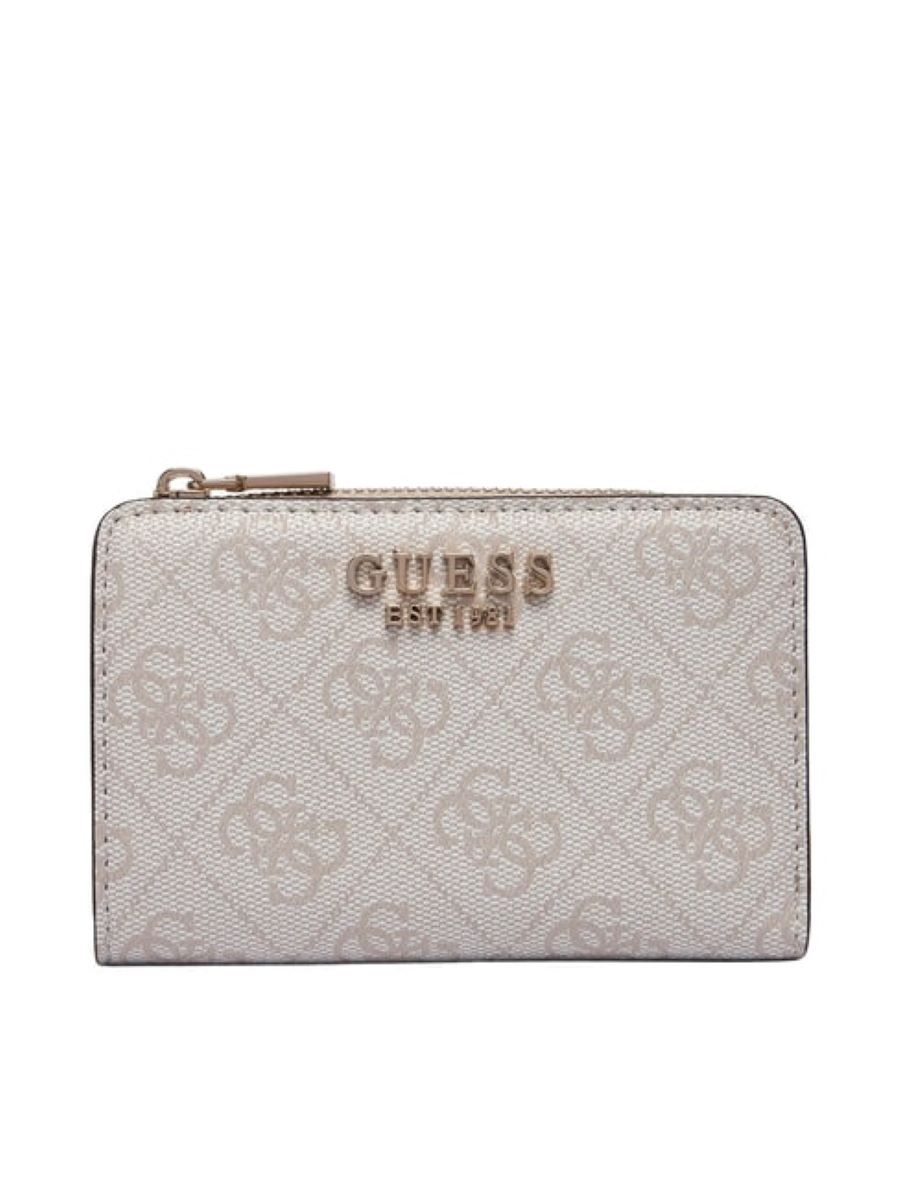 Guess Portafogli  LAUREL II SLG ZIP ARND CRD CSE Bianco Panna