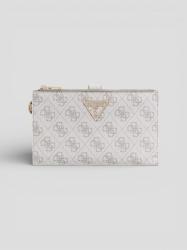Guess Portafogli  LAUREL II SLG DBL ZIP ORGNZR Bianco Panna