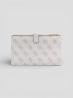Guess Portafogli  LAUREL II SLG DBL ZIP ORGNZR Bianco Panna - Foto 4