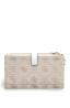 Guess Portafogli MELINDA LOGO DBL ZIP ORNZR Bianco panna - Foto 3