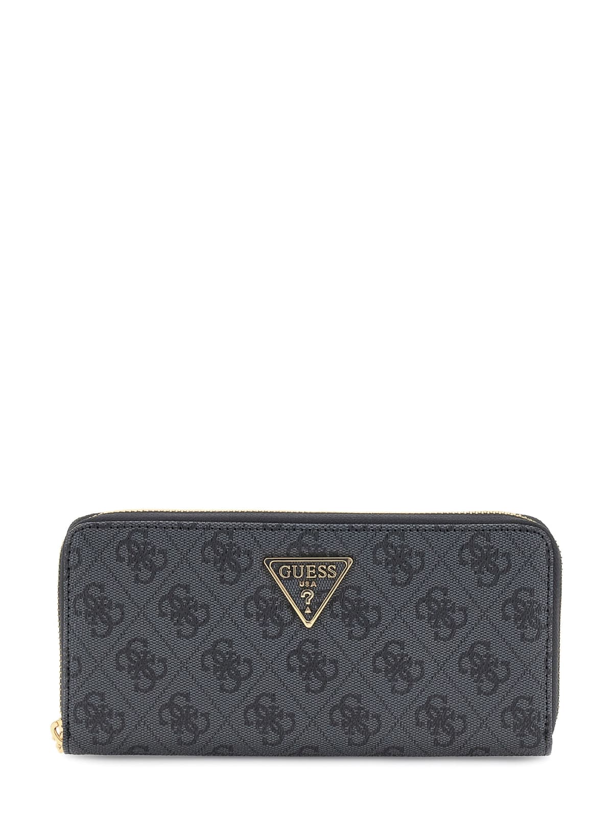 Guess Portafogli LAUREL II SLG LARGE ZIP AROUND  Nero 