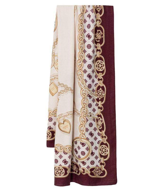 AW5464 SCARF 90X180 bordeaux