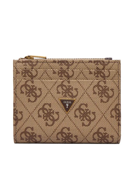 Guess Portafogli MILANO BIFOLD TOP ZIP Marrone