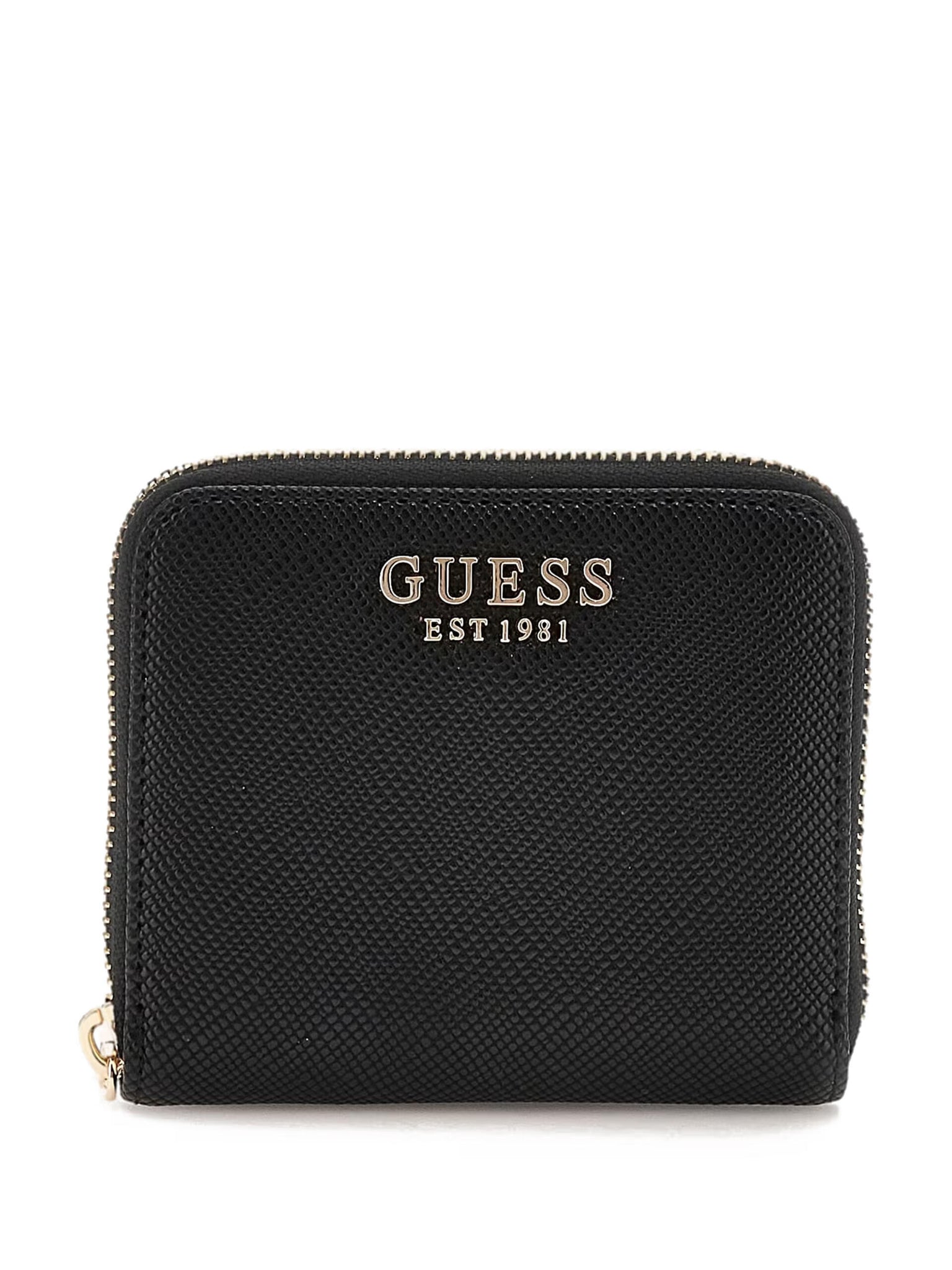 Guess Portafogli LAUREL II SLG SMALL ZIP AROUND Nero