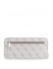Guess Portafogli LAUREL II SLG LARGE ZIP AROUND  Bianco Panna - Foto 3