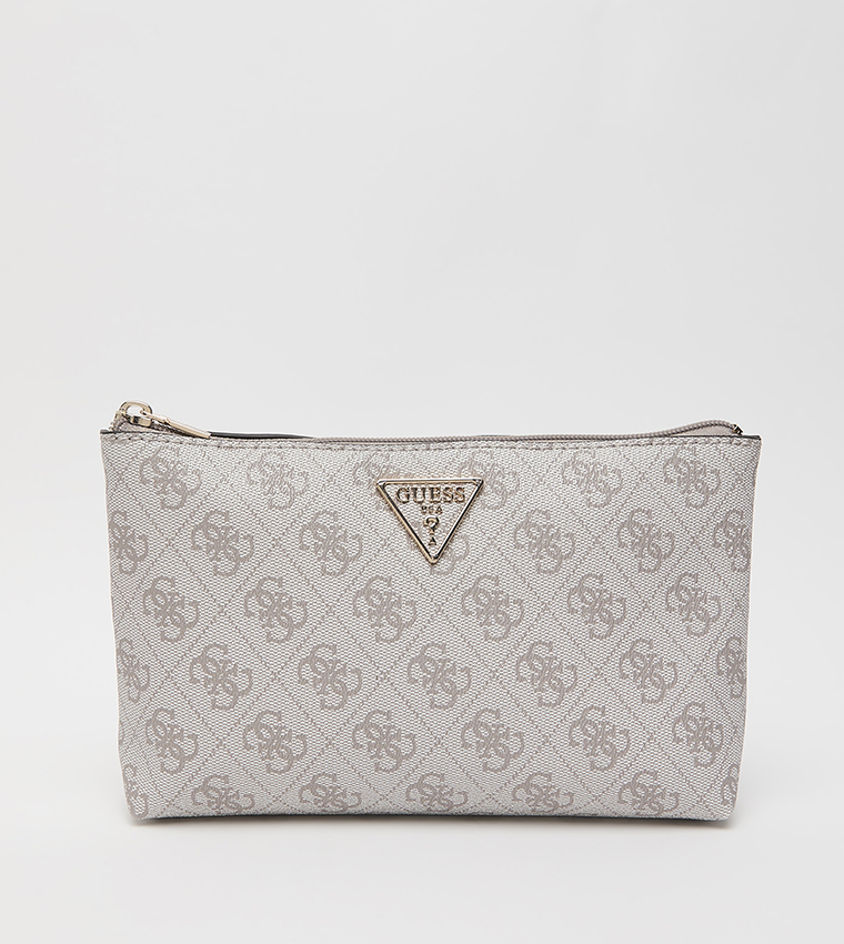 Guess Pochette LAUREL II WRISTLET POUCH Bianco Panna