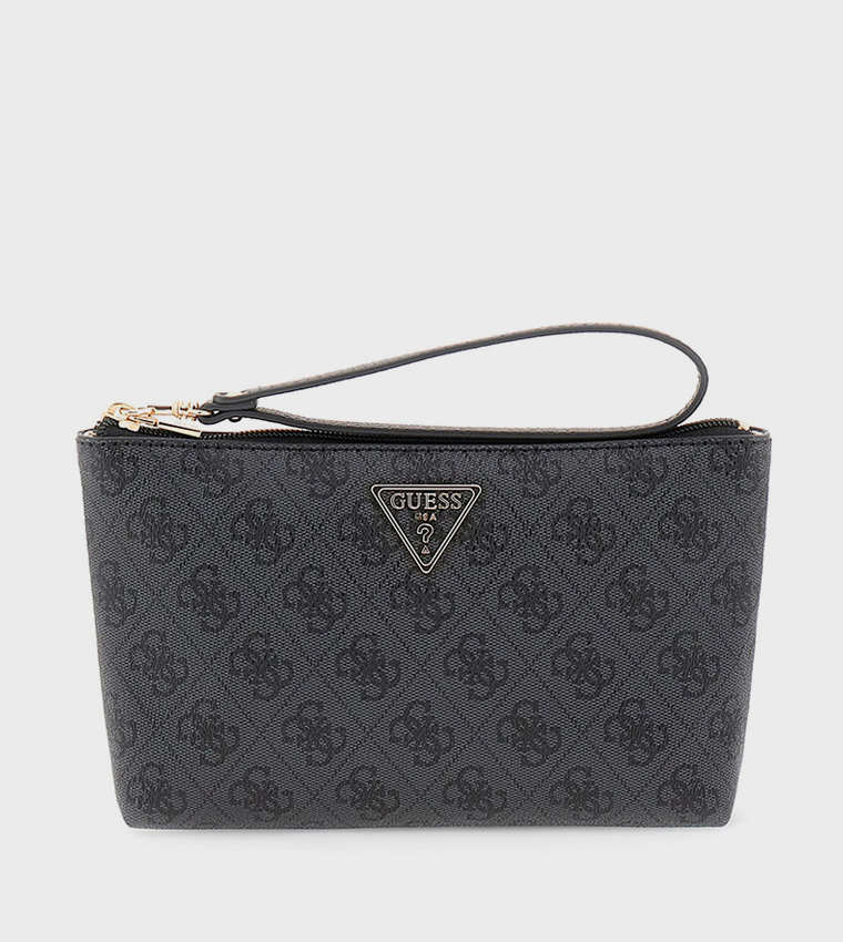 Guess Pochette LAUREL II WRISTLET POUCH Nero 