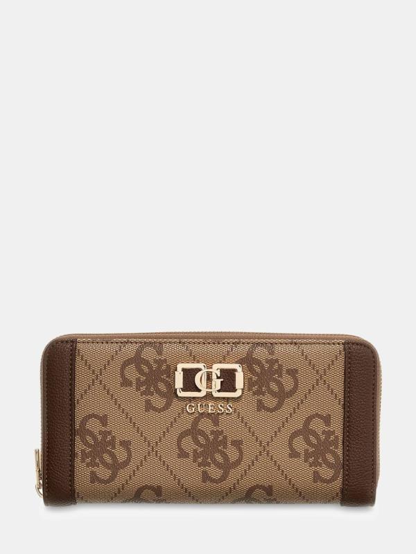 KARNILLA LOGO SLG LRG ZIP ARND Beige